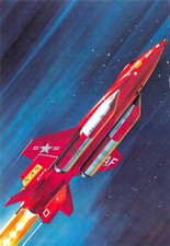 North American X-15 Rocket Plane NASA USAF Hypersonic Test Aviation Illustration picture
