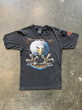 Vintage 1980s Harley-Davidson 3D Emblem “Eagle” Tee Sz M picture