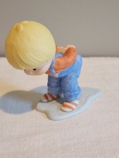 Enesco Country Cousins Scooter Bending Over Inquisitive 1990 picture