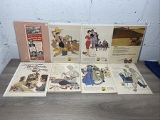 Vintage 1950’s Pepsi-Cola Ads (Lot Of 9) Soda Pop Original Prints picture