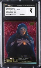 2023 Upper Deck What If? Captain Carter #45 Red Possibilities /888 CGC 9 POP 2 picture