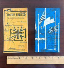Lot of (2) Vintage 1958 1962 JUMONVILLE SINGS & METHODIST CHURCH YOUTH Songbooks picture