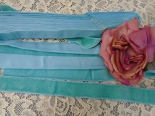 VINTAGE LUXURIOUS 1940s ITALY SOFT VELVET RIBBON 7/8