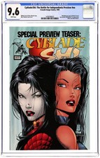 Cyblade Shi Special Preview Teaser #1 CGC 9.6 1995 1476760023 picture