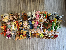 The Disney Store Assorted Disney Characters Bean Bag Plush Lot w/ Tags picture
