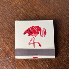 Old Vintage 1940s-1950s Flamingo Matchbook Cover Las Vegas Casino Hotel Unused picture