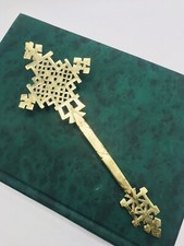 Ethiopian Processional Cross  Orthodox Coptic Christian Blessing Decoration  picture