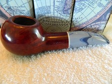 ESTATE PIPE SAVINELLI OCEANO, 320KS,CARRYING CASE, LIGHTLY SMOKED,USED picture