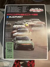 Porsche 944 Turbo Cup Blaupunkt Poster Board *GOOD CONDITION* *4 FT X 2 FT* picture