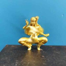 Brass Sexy Anime Woman Body Statue Art Beauty Model Figurine Artwork Men Gift picture