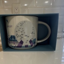 RARE Discontinued purple monorail Starbucks You Are Here Disney Parks Starbucks  picture