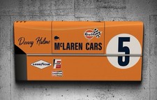 WOW 1971  M8F Can Am Race Car Door Style Sign Danny Hulme picture