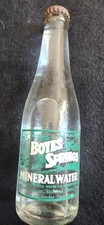 vintage 1950's Boyes Hot Springs Mineral Water bottle-unopened picture