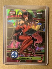 2026 Marvel Topps Finest Fantastic Four  Scarlet Witch Black 3/10 Nakayama UC 77 picture