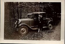 1931 BELLE ISLE MI 1931 CHEVROLET COUPE LADY ORIGINAL PHOTOGRAPH 34-146 picture