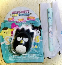 Badtz Maru Squooshems opened bag Sanrio Hello Kitty & Friends New-& Marker  picture