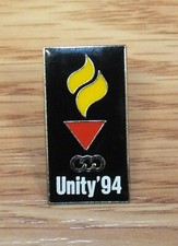 Vintage 1994 Unity Olympic Games Collectible Souvenir Lapel Pin picture