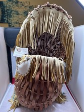 Cherokee Pine Bark Basket by Danny Reed – Native American Craft Shop  picture