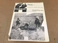 Vintage 1963 Kansas Calendar Of Events picture