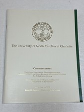 The University of North Carolina at Charlotte Student Graduation December 2002 picture