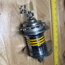 Vintage Bendix Two 2 Speed Kick Back Rear Hub Yellow Band USA Old Schwinn picture