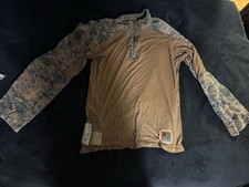 USMC Marine Digital Woodland MARPAT FR Combat Shirt FROG Medium Regular MR picture