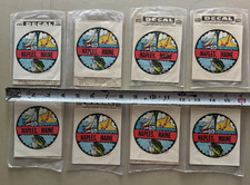 Vintage Naples Maine Windshield Travel Decal Sticker Luggage Label Lot of 8 picture