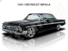 1961 Chevrolet Impala Metal Sign 9