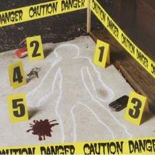 POLICE CRIME SCENE KIT Detective Murder Mystery Halloween Prop Party Decoration picture