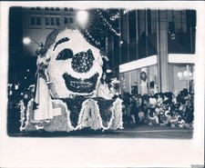 1972 Bothell Seafair Torchlight Parade Clown Float Historic Vintage Photo 8x10 picture