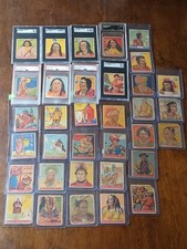 1933 Goudey Indian Gum LOT of 35 (8 Graded) PSA SGC Geronimo Sitting Bull RARE picture