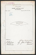 Photo:Adams Hallock & Co Ice Pitchers Cryptochylon Trademark 1873 picture