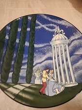 Disney Signed Elisabete Gomes Cinderella Hamdpainted Ceramic Charger 17/50 picture