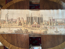 1933 Chicago Worlds Fair Tapestry with Panoranic View, 55