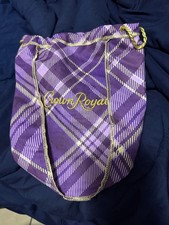 Limited Crown Royal Striped Purple 11 inch Bag picture