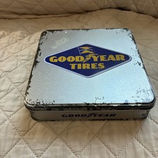 Vintage Collectible Good Year Tires Tin Box picture