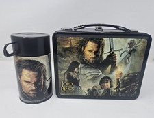 VTG 2005 Lord of the Rings Return of the King NECA Lunch Box with Thermos picture