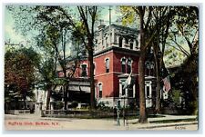 1912 Buffalo Club Exterior Building Buffalo New York NY Vintage Antique Postcard picture