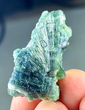 85 Carats Top Quality Bi colour Tourmaline Crystal Bunch Specimen from Afghani picture