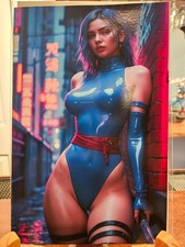 Deviant Nation Sketchbook S. M. Lott Psylocke Variant VF Deviant Nation 2024 picture