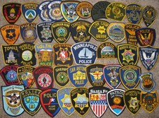 Huge Police Patch Lot 45 new  US Law Enforcement Agencies picture