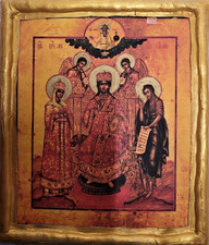 Deesis Deisis Christ Mary John The Baptist Russian Eastern Orthodox Icon picture