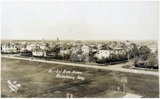 Rosetown Saskatchewan Canada Aerial View c.1925 RPPC Photo Postcard Copy picture