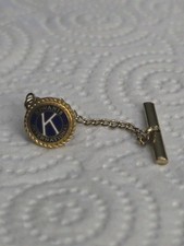 Vintage Kiwanis International Enamel Lapel Pin & Tie Tac picture