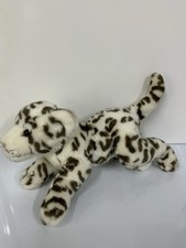 Animal Alley Realistic Leopard Plush Baby White Snow Leopard Realistic Cuddly picture