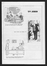 1973 PRINT AD ~ TV JIBES MARCUS WELBY M.D. ~ MEL YAUK ART ~  TV COMMERCIAL picture