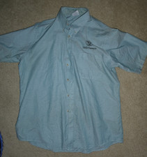 HTF Original 1990s Little Caesar's Pizza Manager Button Down Uniform Shirt XL picture