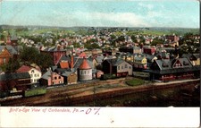 Birds Eye View Carbondale Pennsylvania PA Antique c1905 Postcard Scranton picture