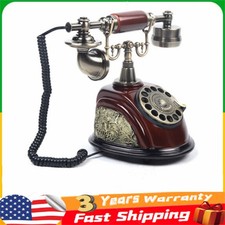 Vintage Rotary Dial Telephone Phone Working Vintage Retro Old Fashion Telephone picture