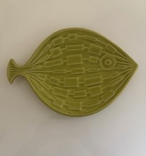 Jonathan Adler Pot A Porter Green Fish Ceramic Dish Handmade Peru Net-A-Porter picture